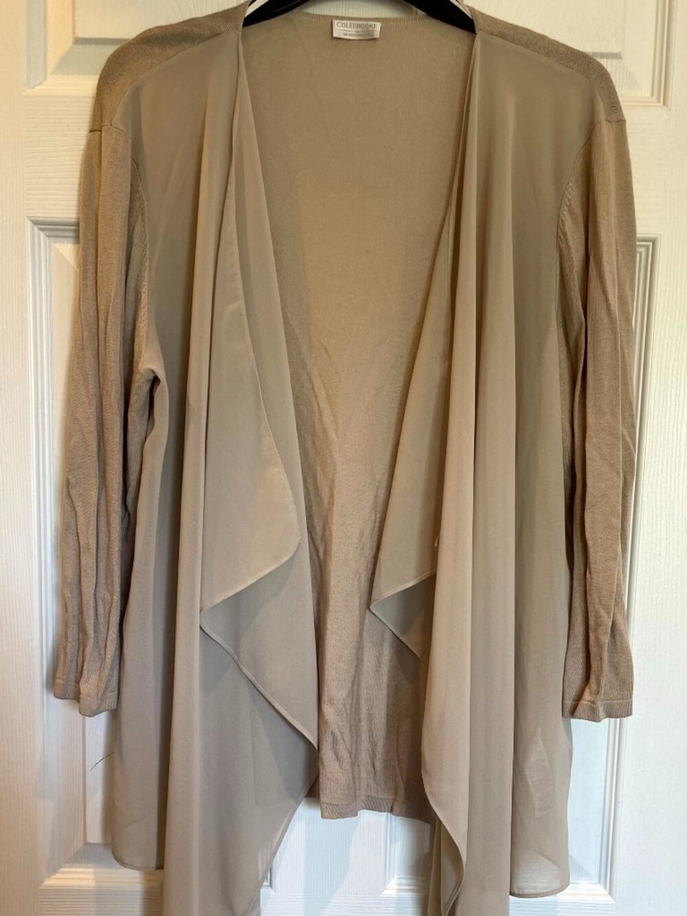 Beige open light sweater